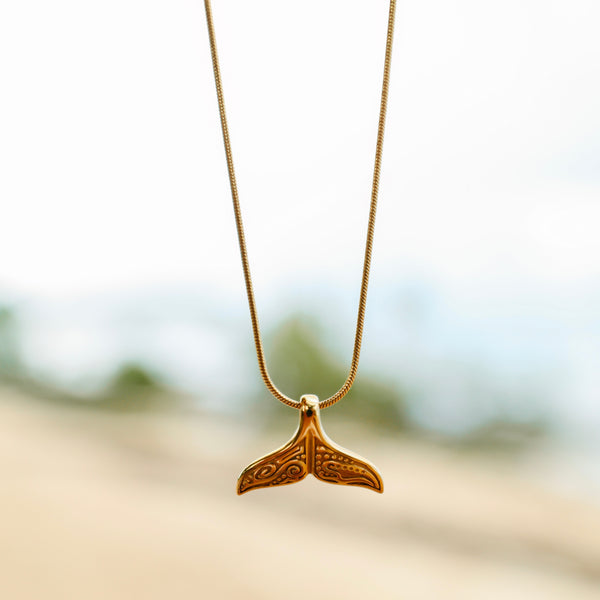 Whale on sale fluke necklace