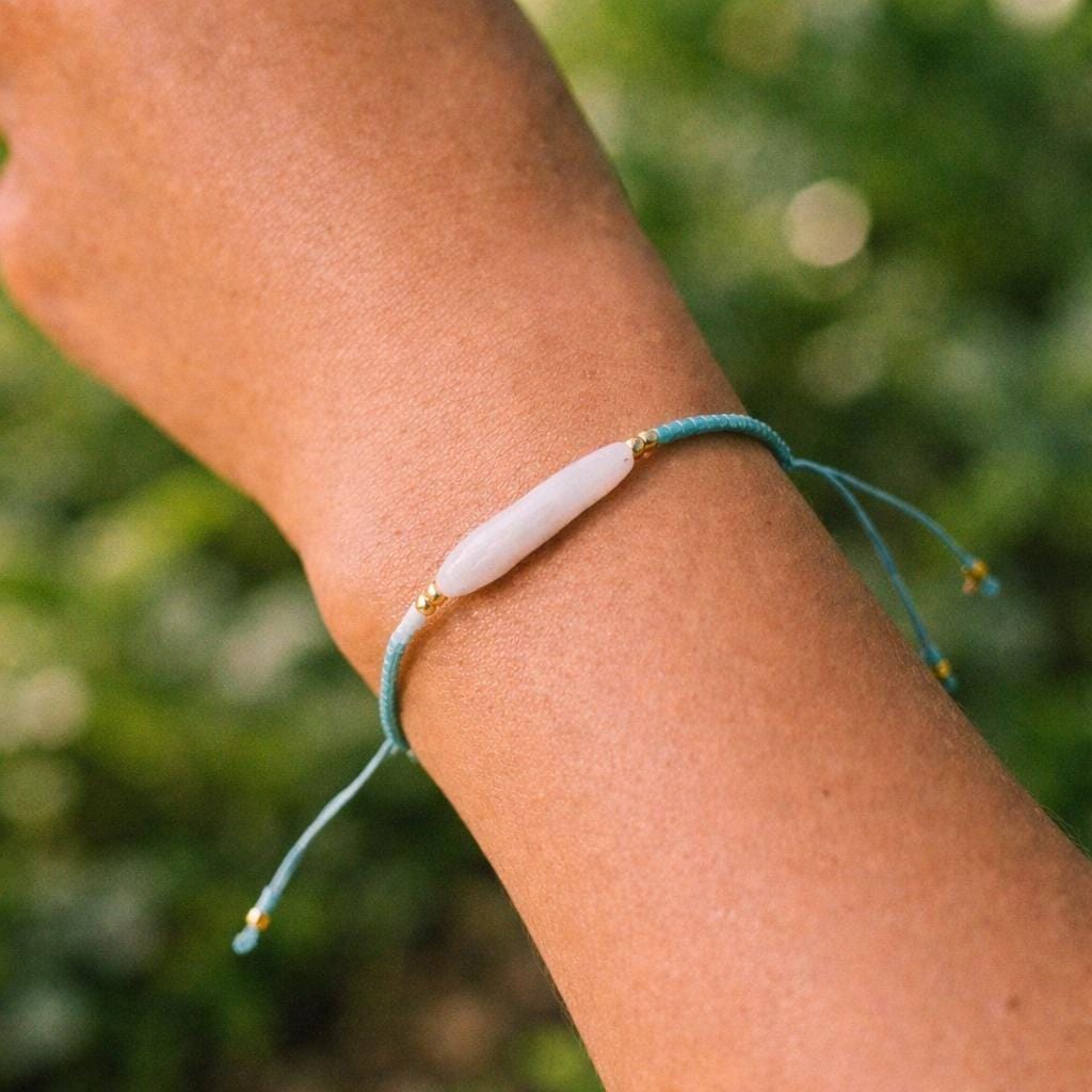 Minimal Turquoise Beaded Bracelet Set