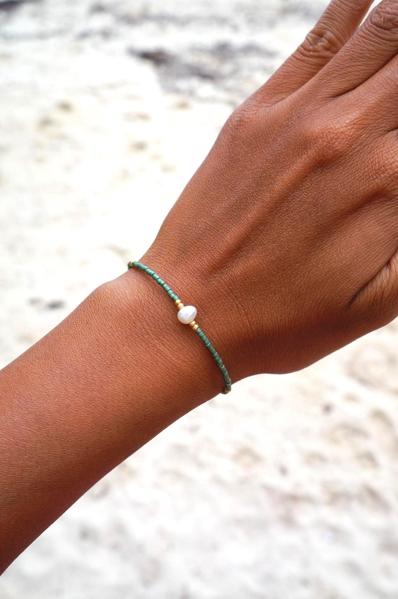 Green Trio Surfer Bracelets