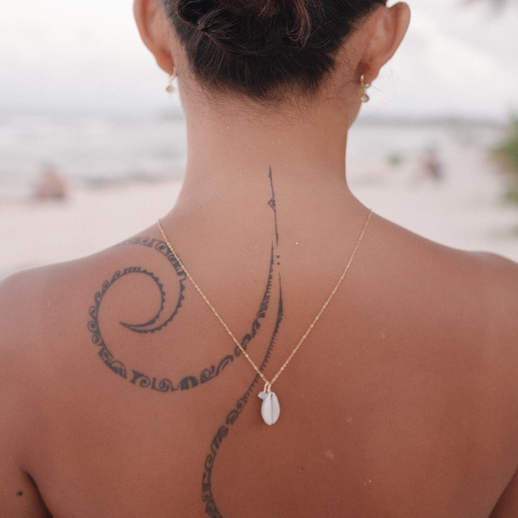 Birthstone Cowrie Shell Necklace