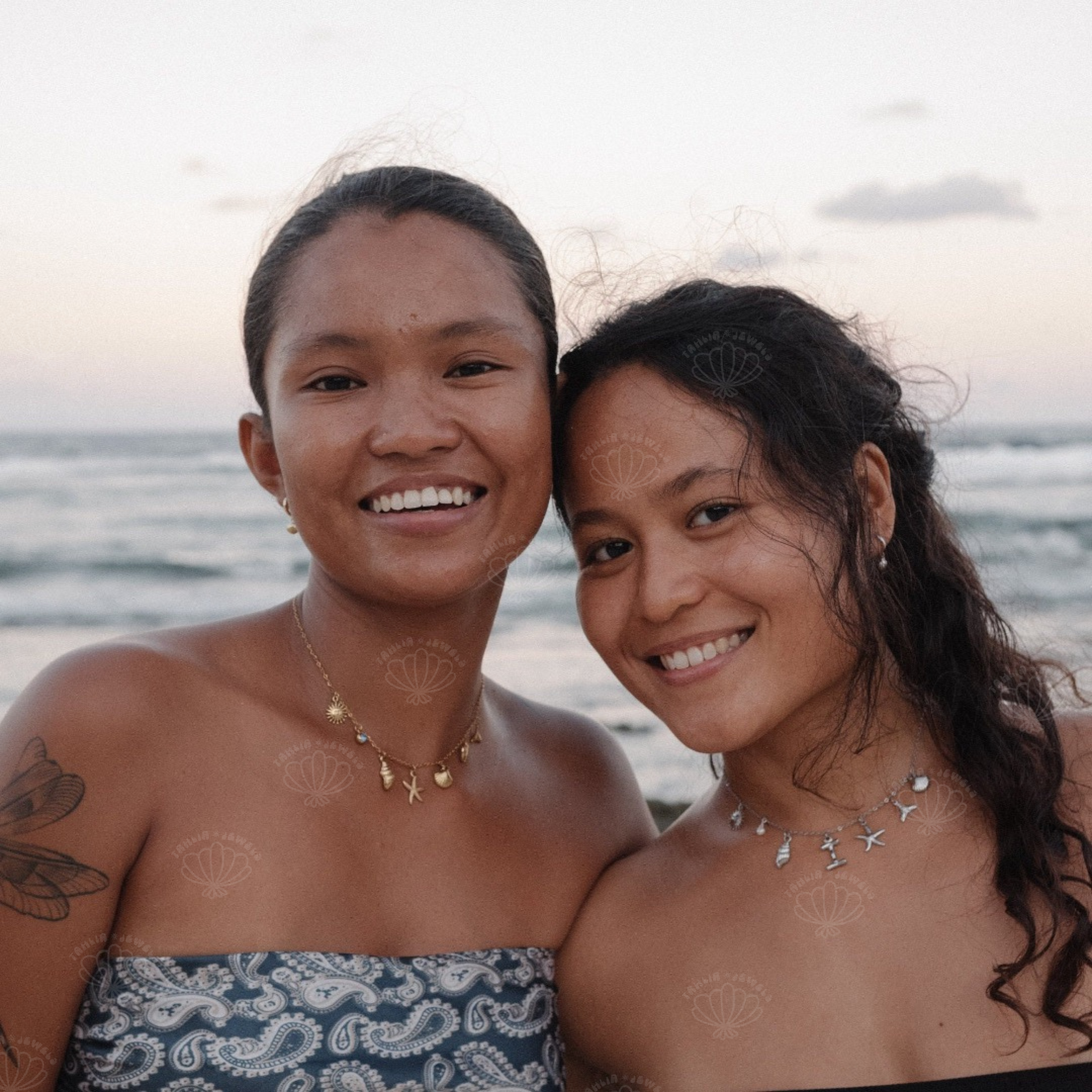 Personalized Sirena Birthstone Necklace