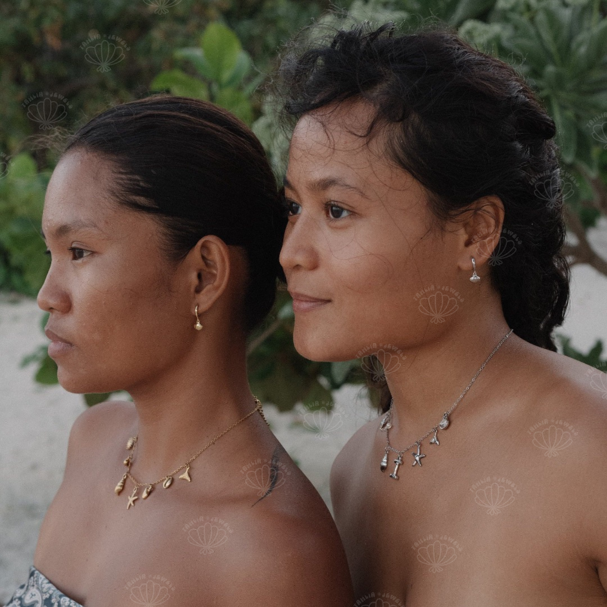 Personalized Sirena Birthstone Necklace