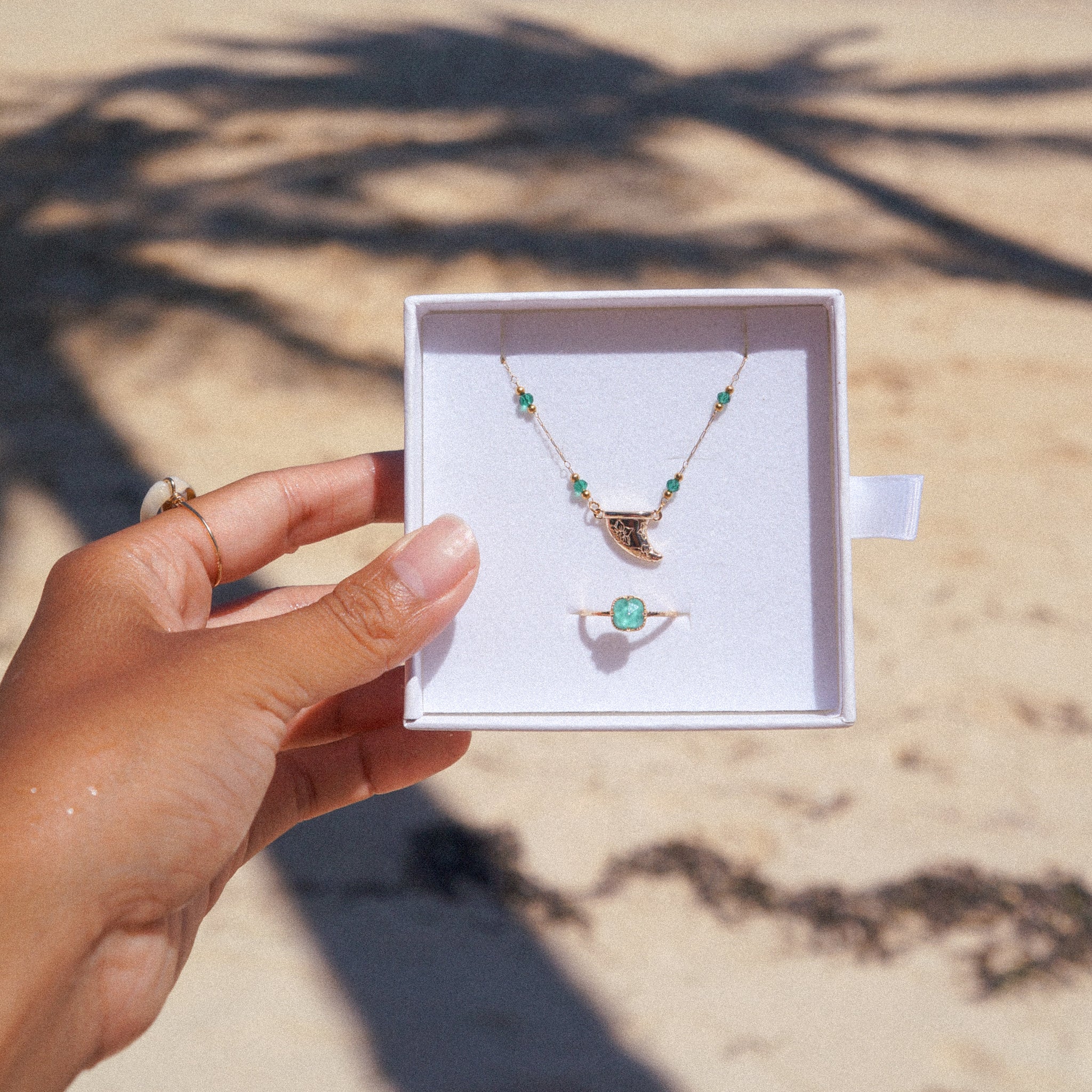 Gold Vermeil Nori Ring