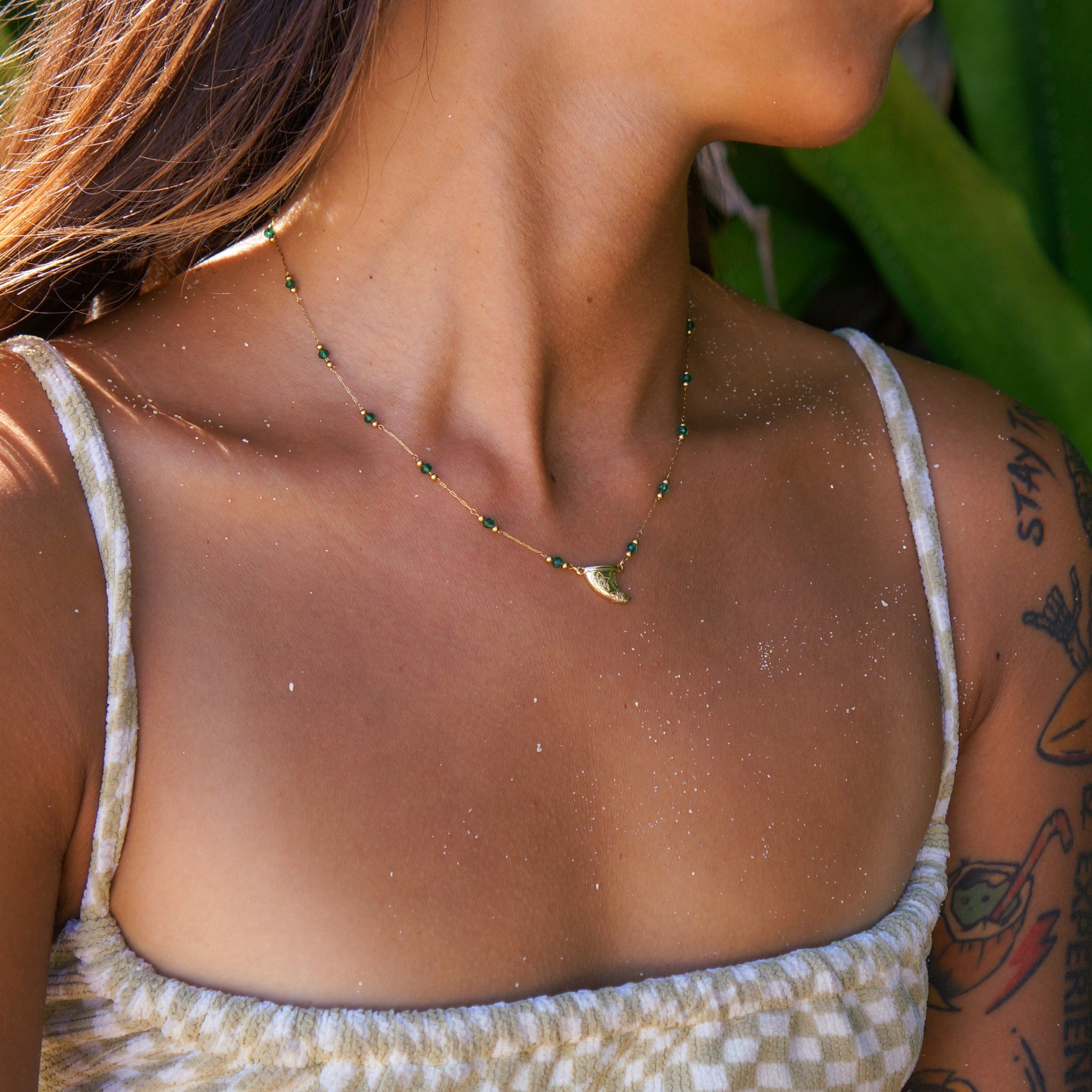 Gold Vermeil Surfer's Paradise Necklace