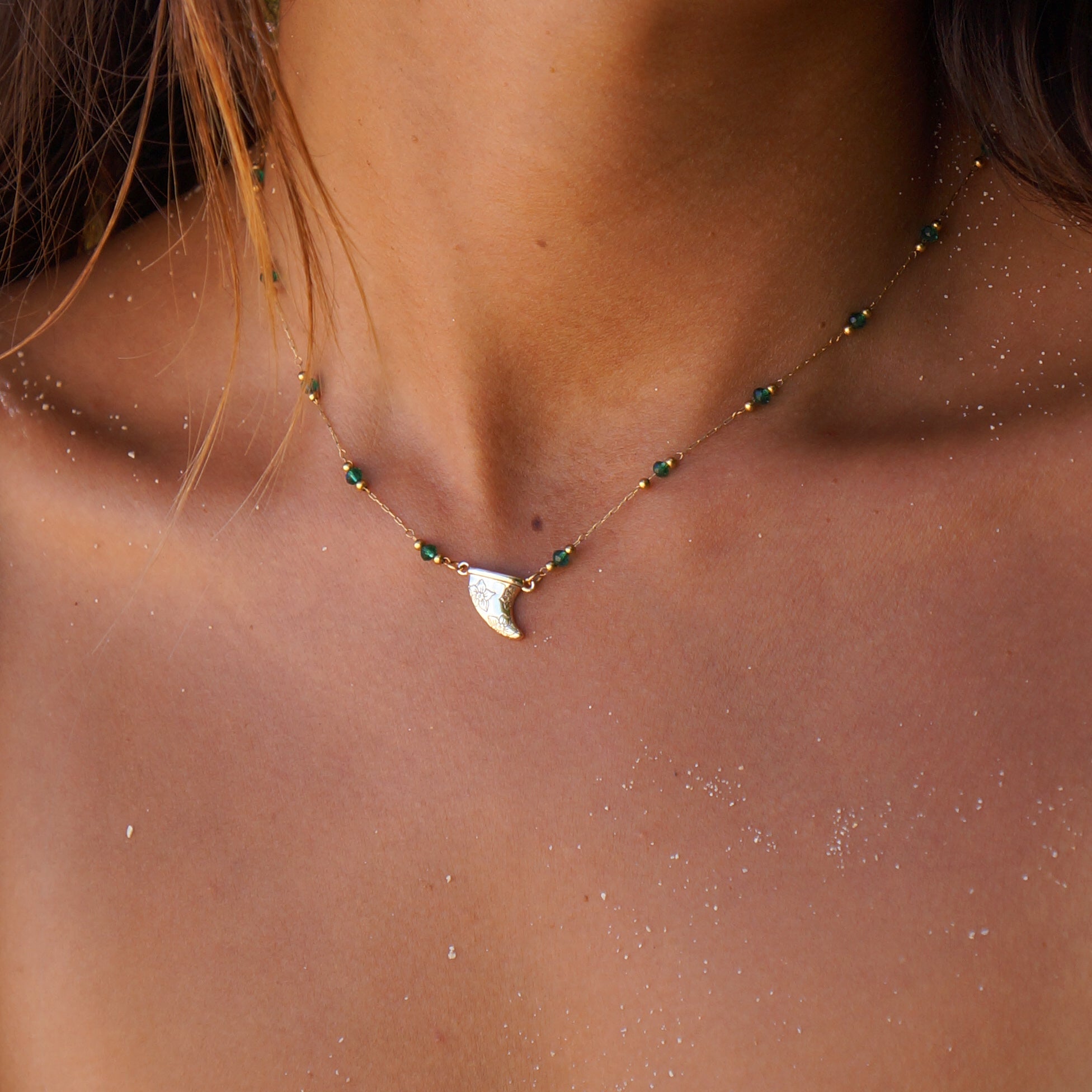 Gold Vermeil Surfer's Paradise Necklace