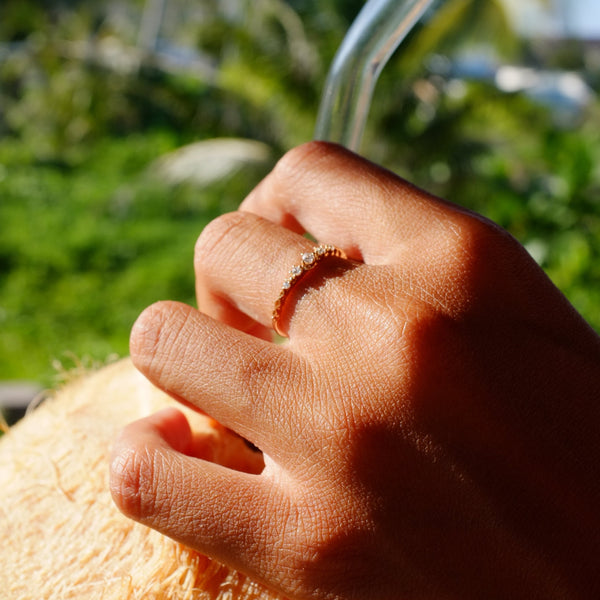 Gold Vermeil Starburst Ring