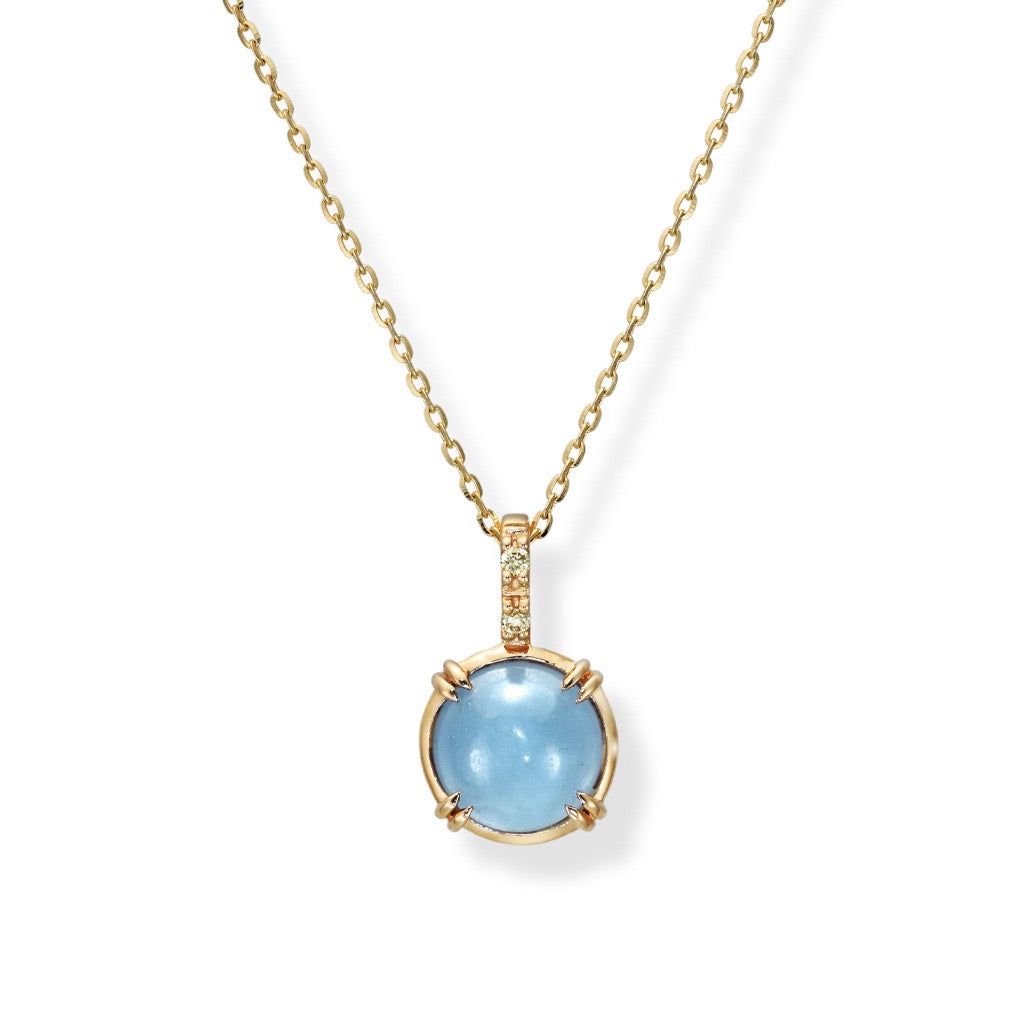 Gold Vermeil Onda Necklace, detail view