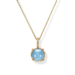 Gold Vermeil Onda Necklace, detail view