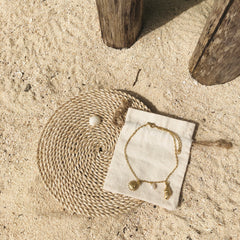 Ocean Bliss Anklet, detail view