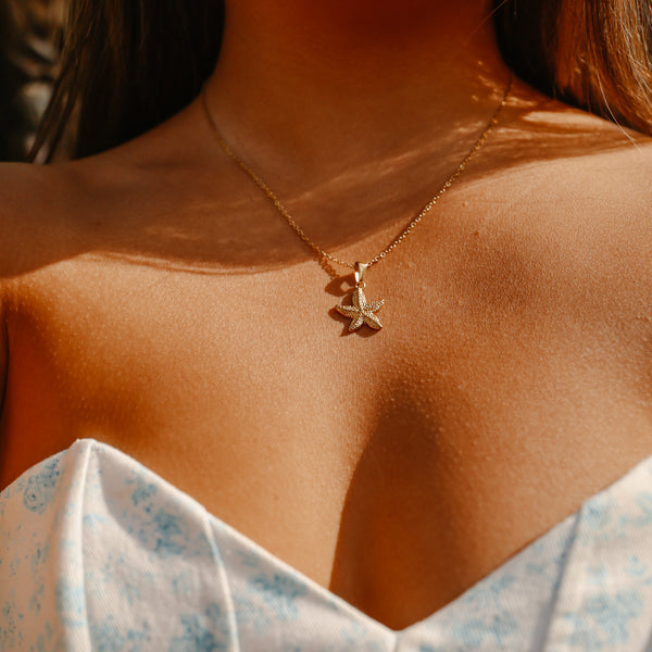 Starfish Charm Necklace