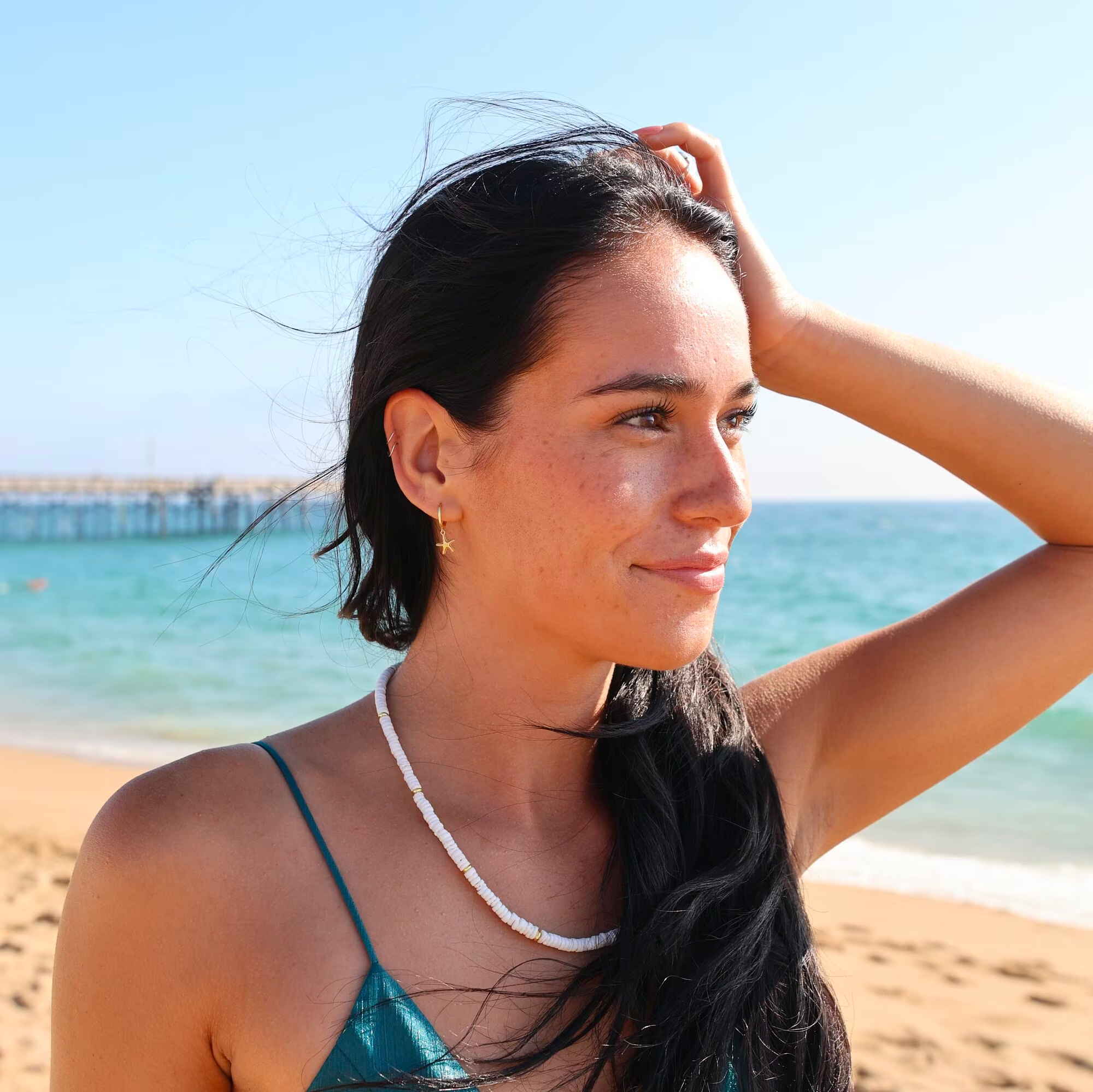 Gold Vermeil Starfish Huggie Hoops