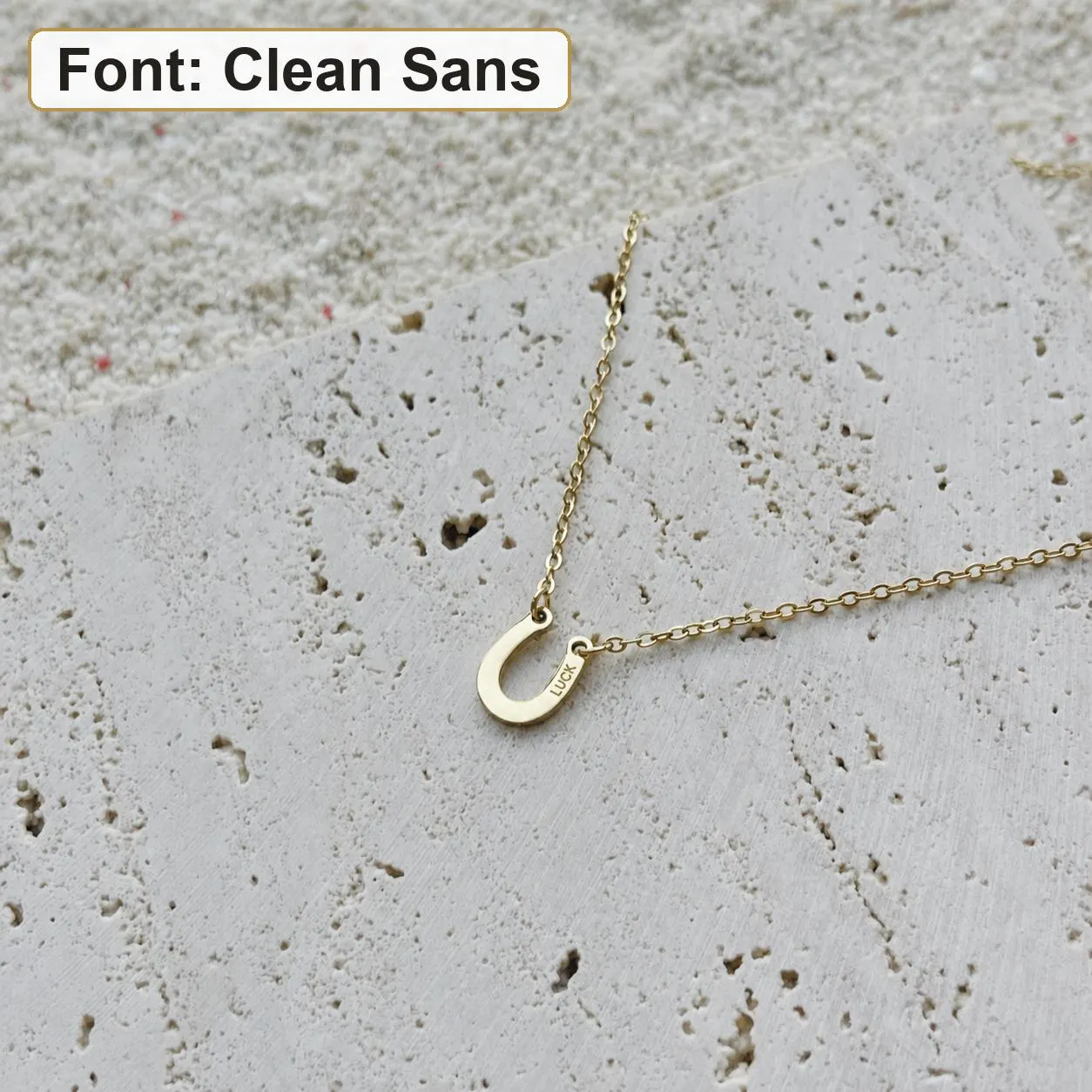 Personalized Horseshoe Necklace Gold Silver, Western Cowgirl Horse Girl Charm, Dainty Hammered U Pendant Gift for Her