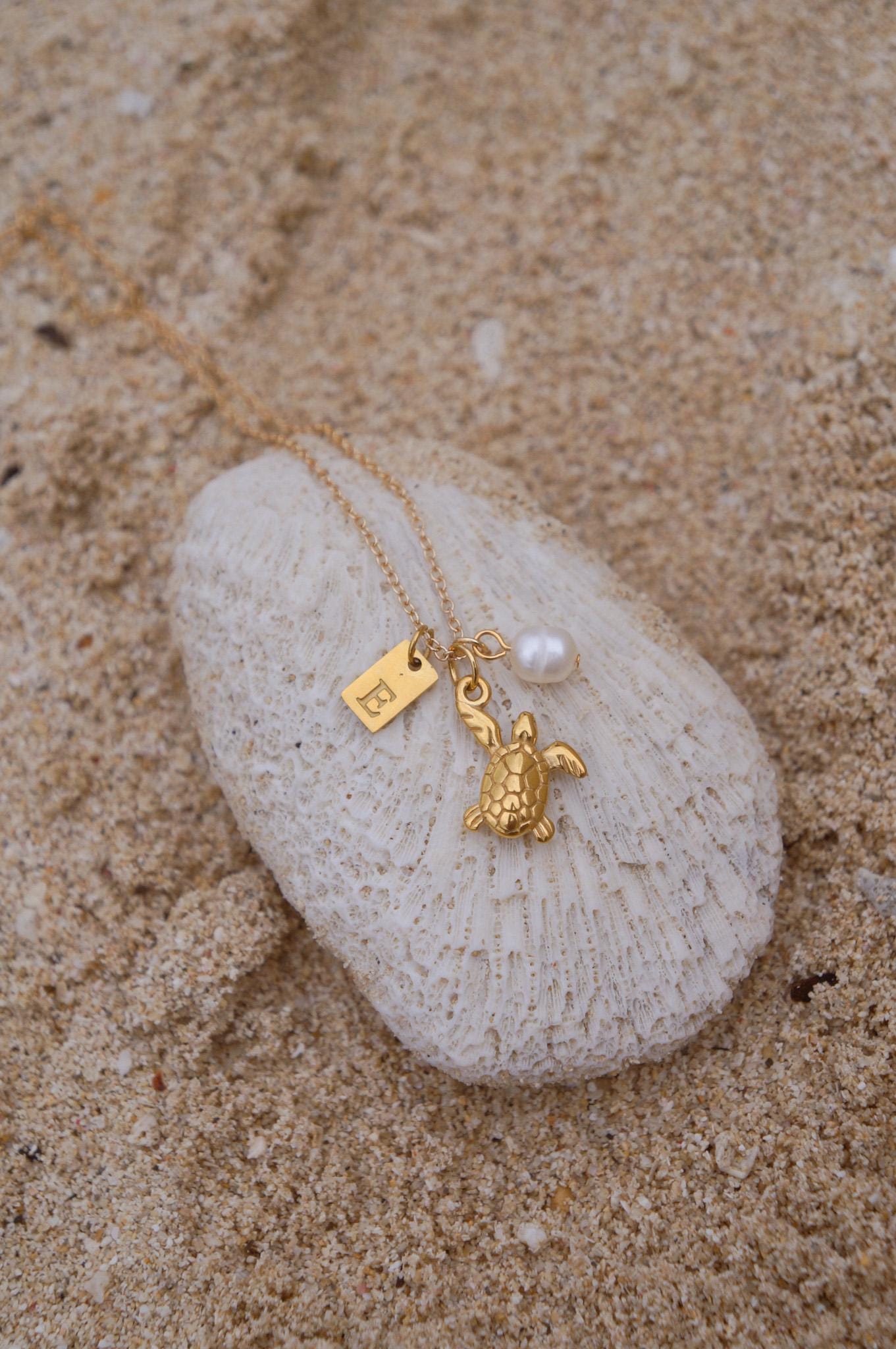 Sea Turtle Charm Necklace