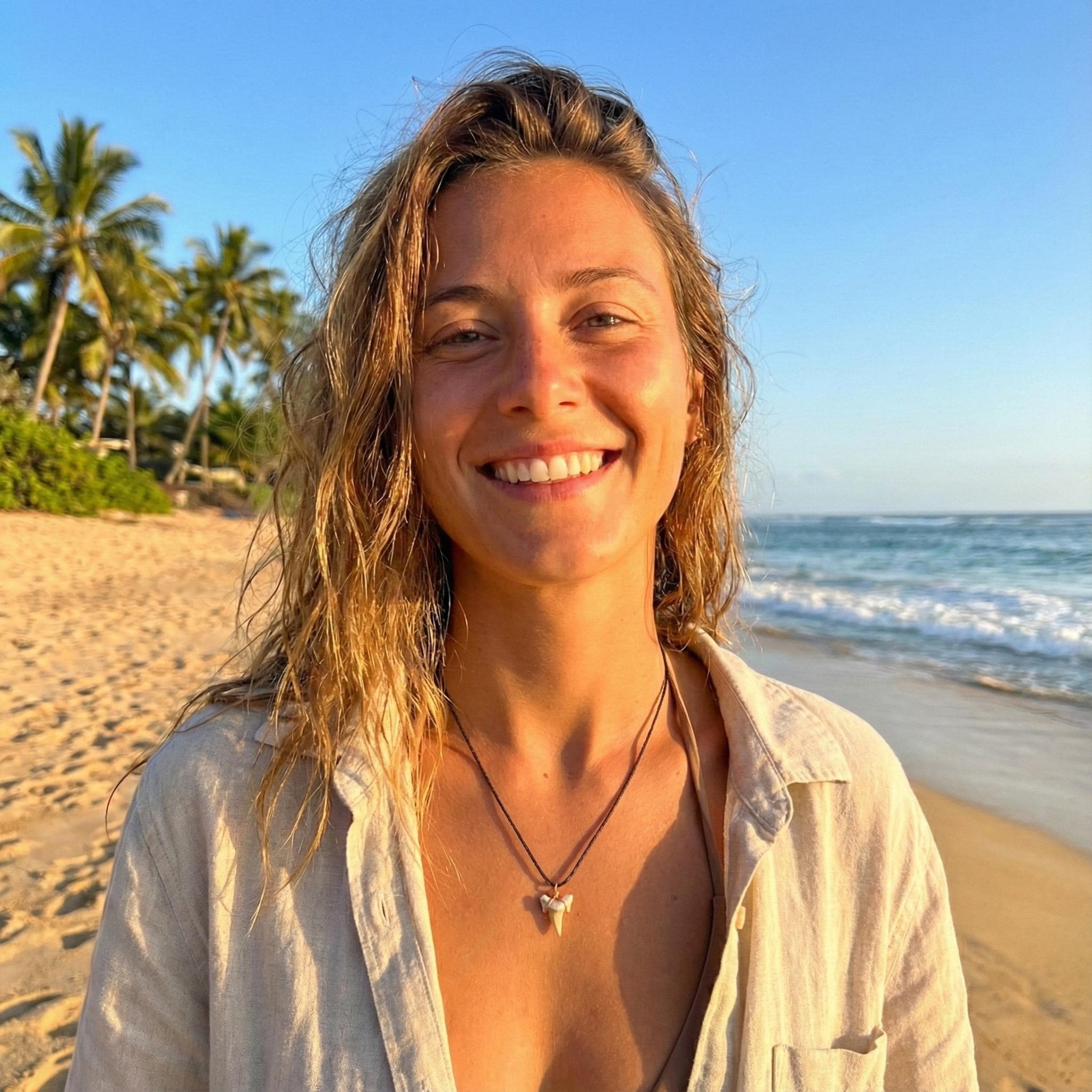 Morocco Shark Tooth Fossil Necklace