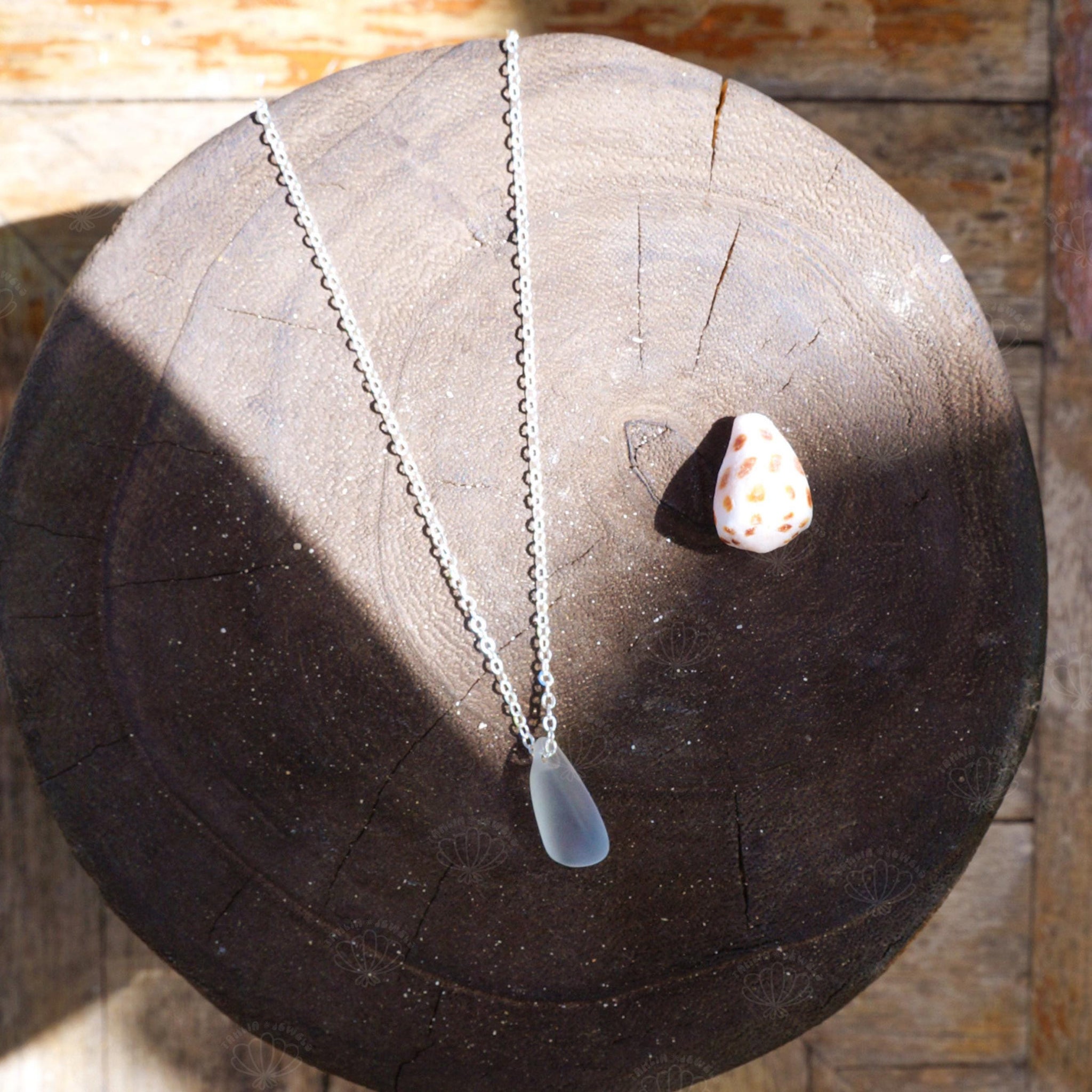 Sea Glass Drop Necklace