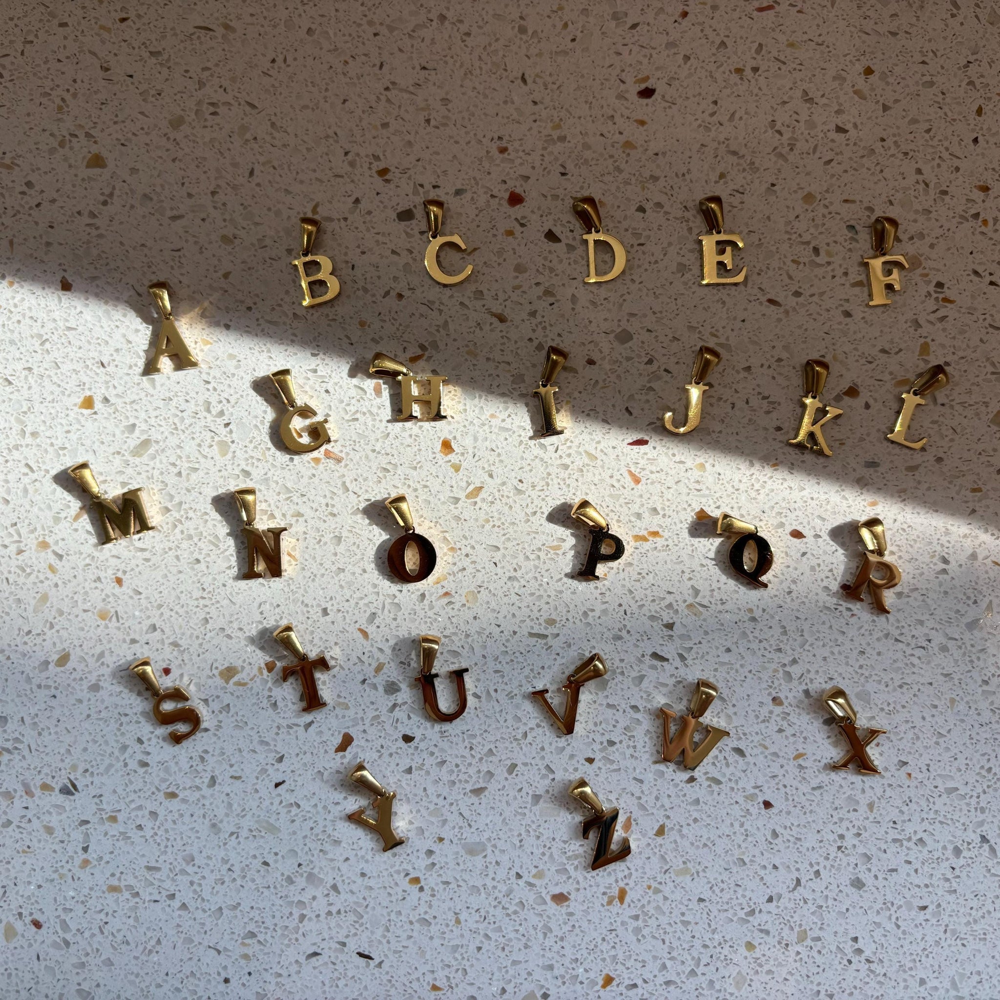 Custom Initial Necklace with Birthstone & Seahorse