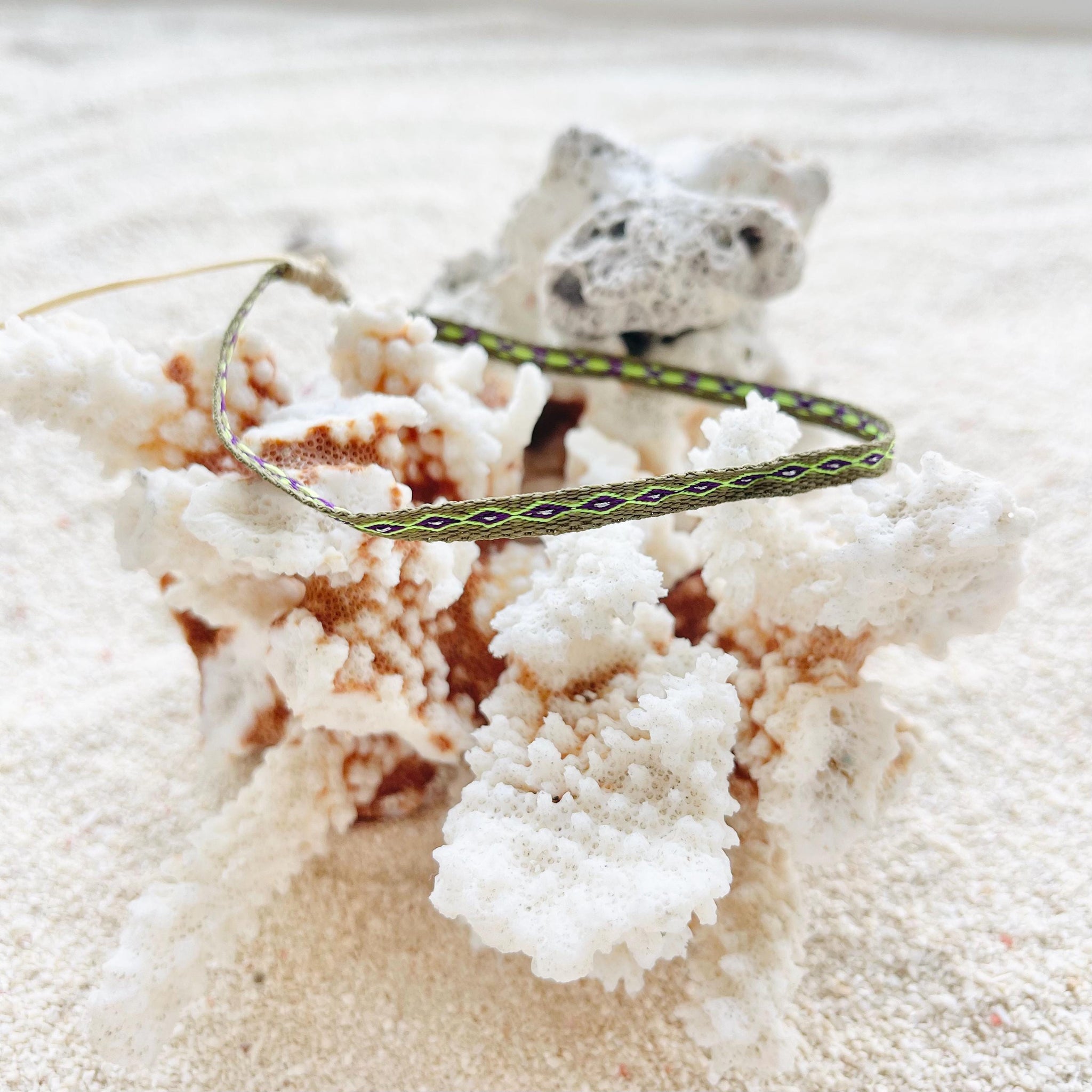 Minimal Woven Anklet Bracelet