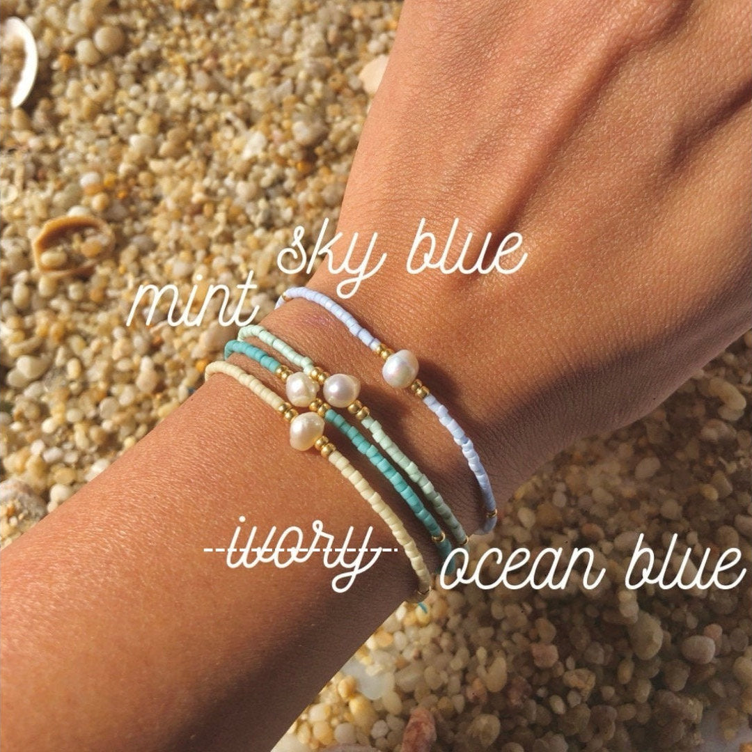 Beach Pearl Bracelets