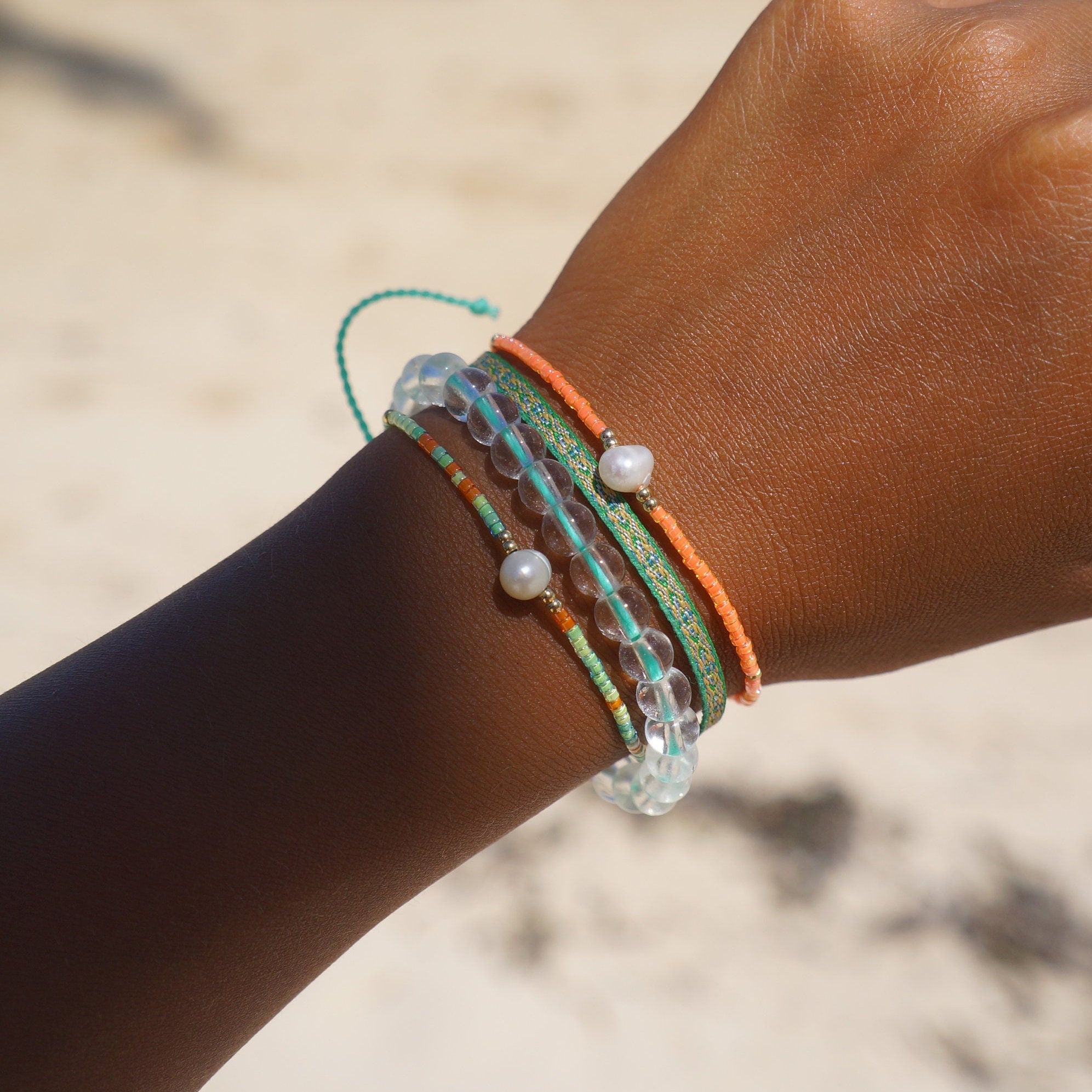 Beach Pearl Bracelets