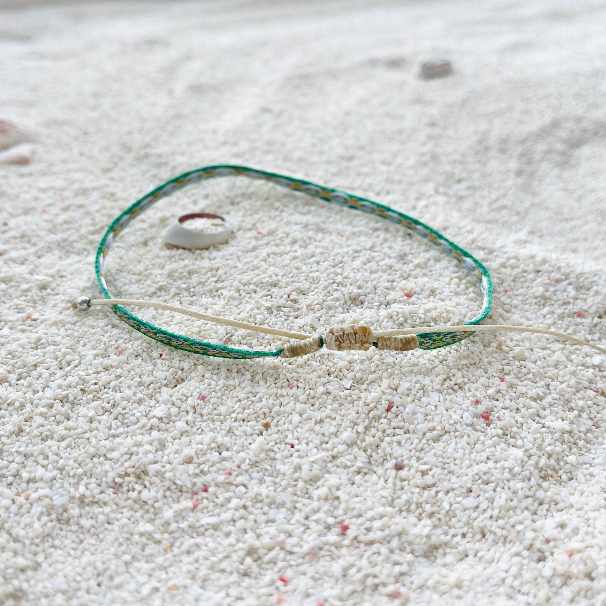 Minimal Woven Anklet Bracelet