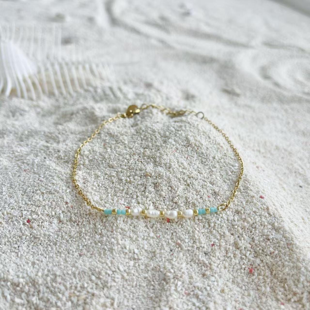 Freshwater Pearl Waterproof Bracelet Set