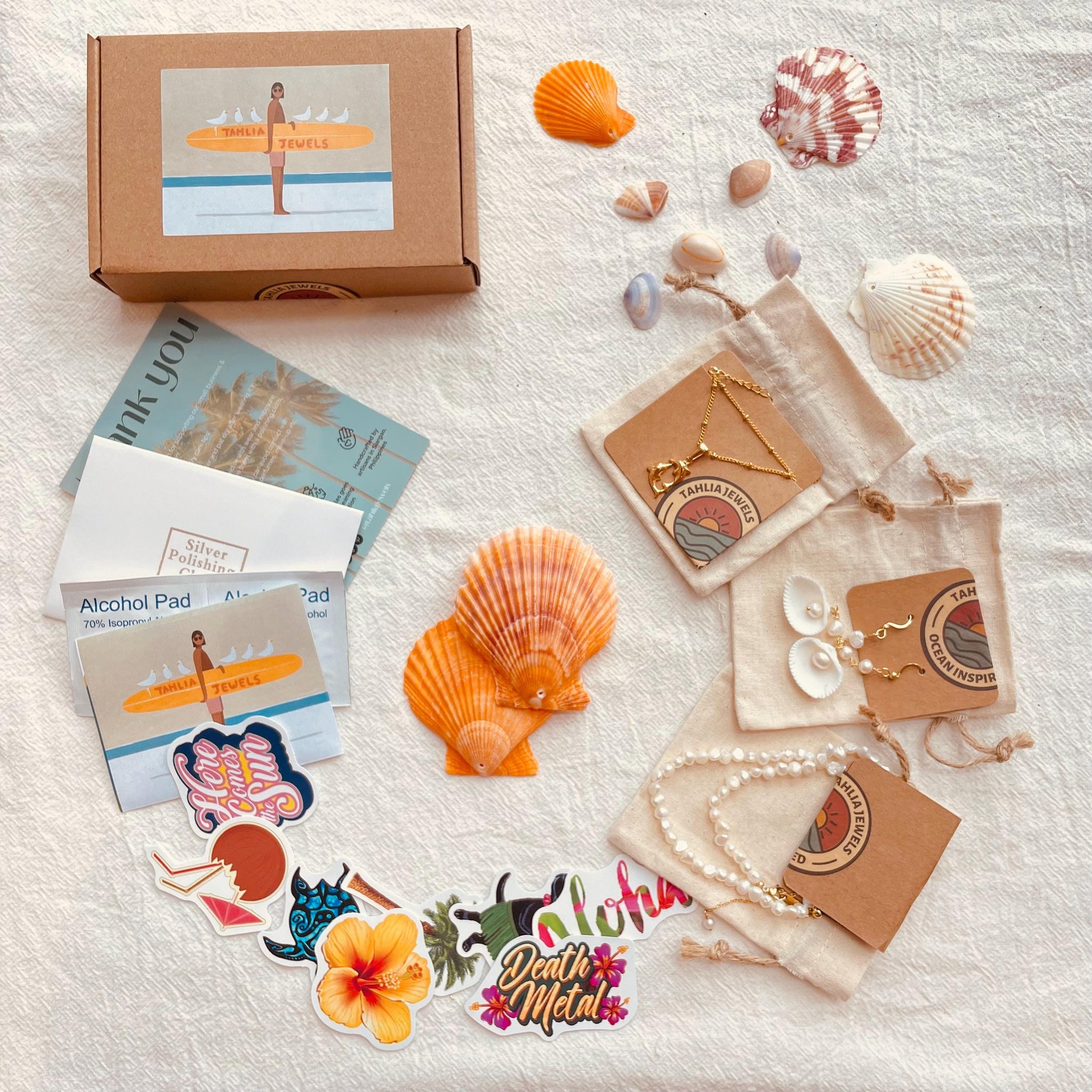 Green Stone Bead Bracelet Set