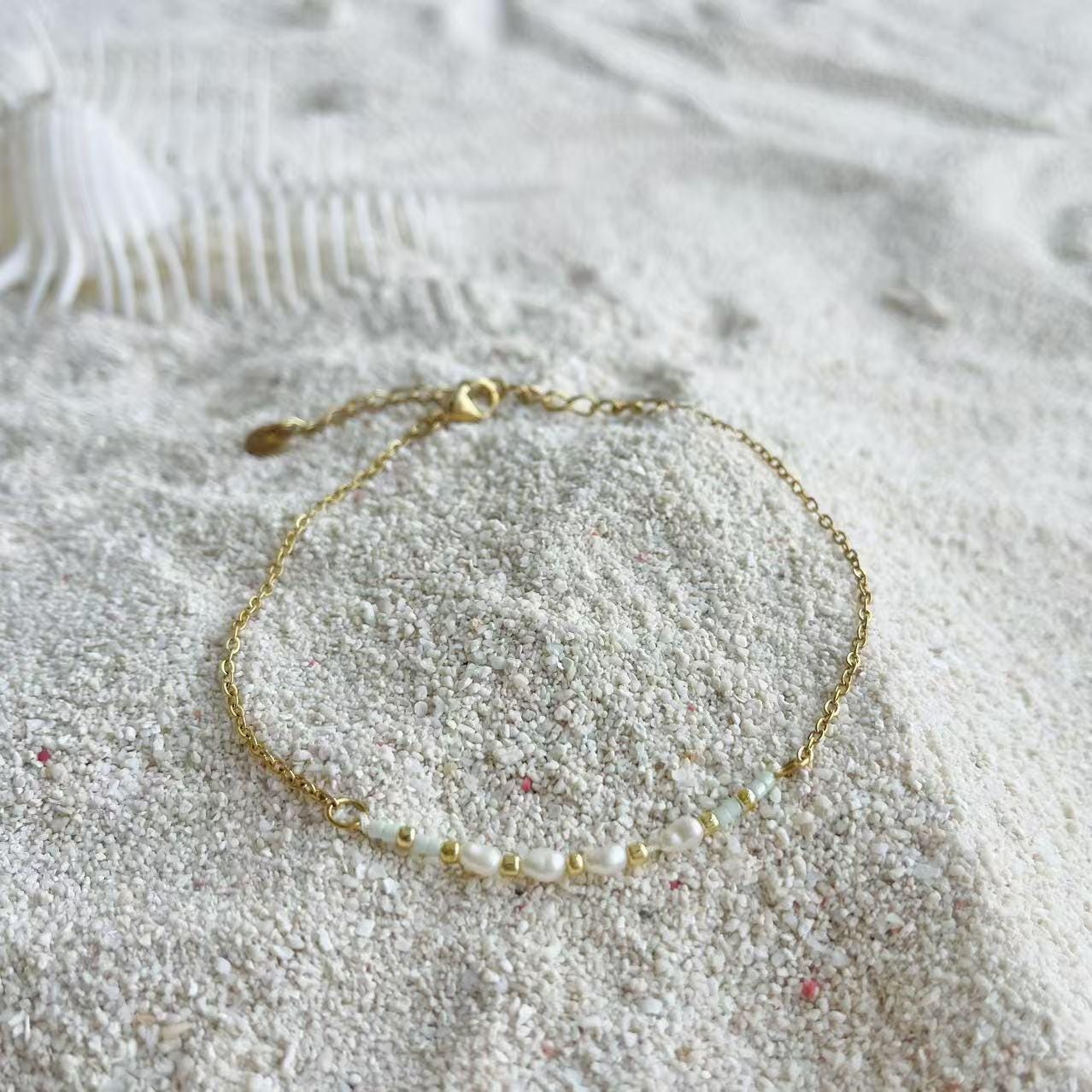 Freshwater Pearl Waterproof Bracelet Set