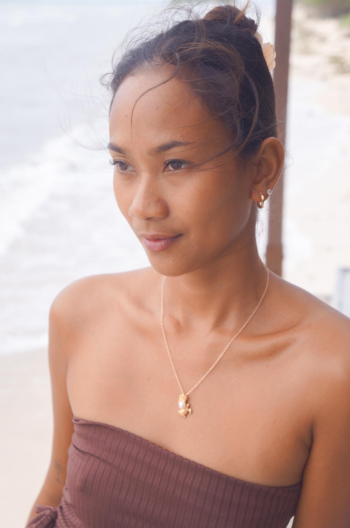 Sea Turtle Charm Necklace