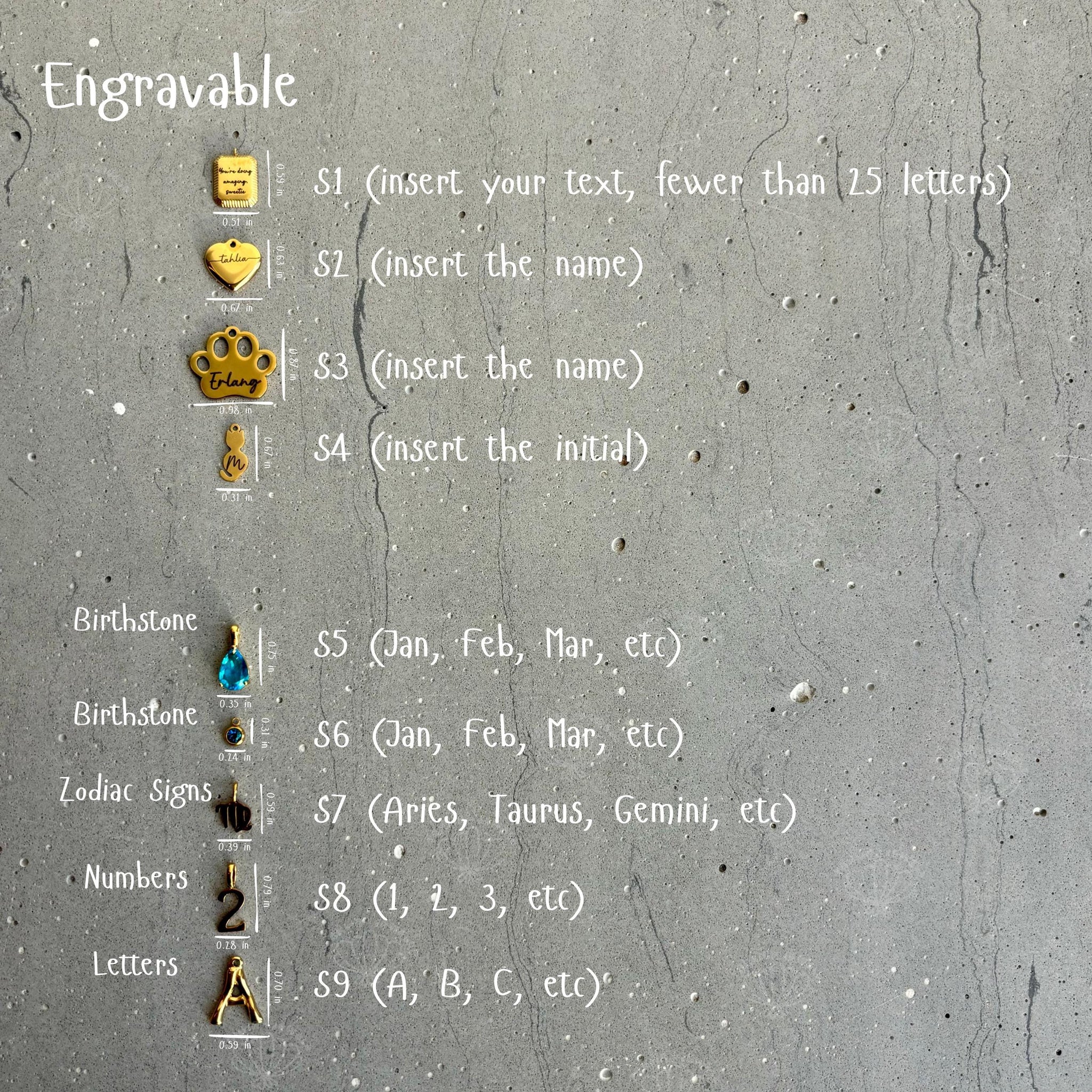 Custom Swimsuit Charms - Choose Your Own Gold Beach Jewelry - Personalized Bikini Accessories - Waterproof Surfer Gift