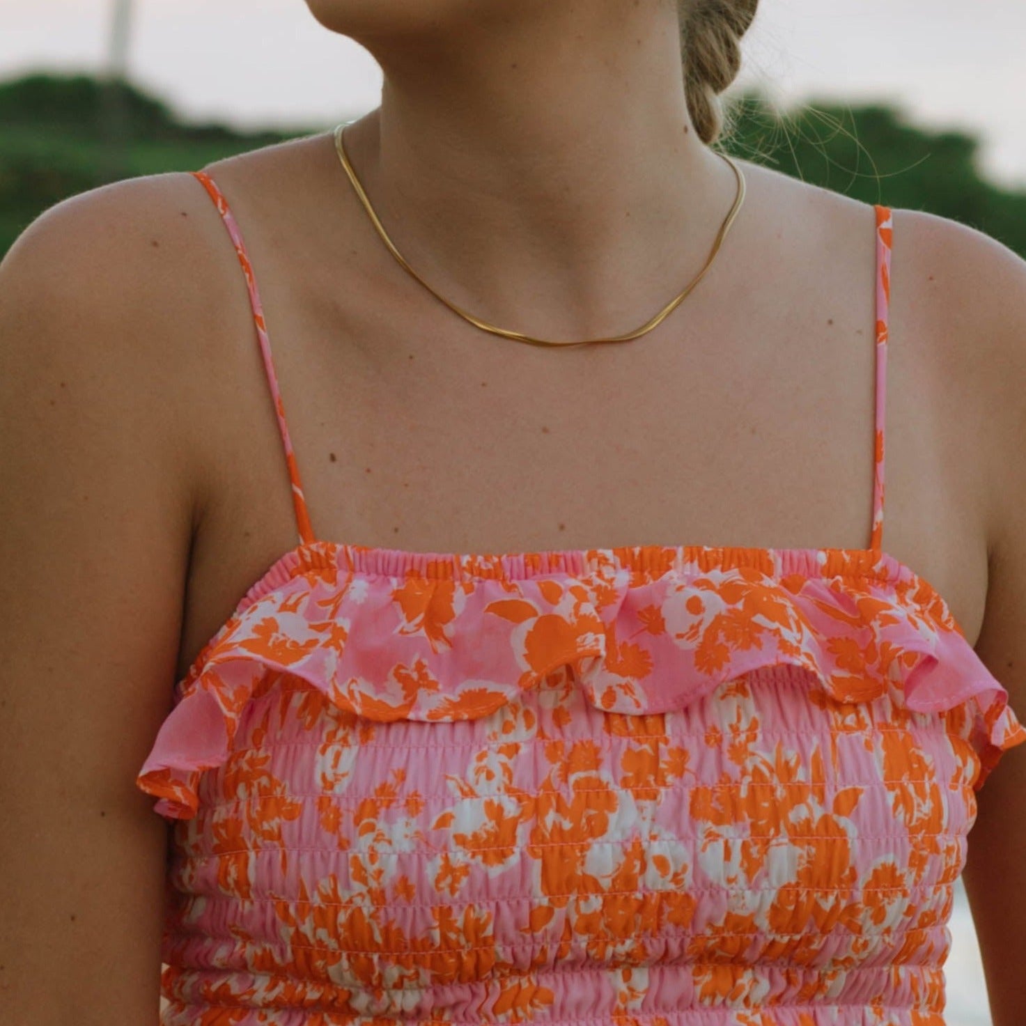 Herringbone Chain Necklace