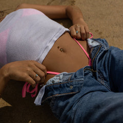 Gold Vermeil Marissa Ring - sunlit beach styling photo (7)