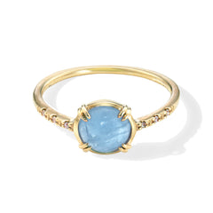 Gold Vermeil Onda Ring, detail view