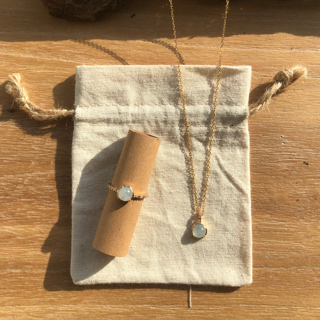 Gold Vermeil Onda Ring, worn view