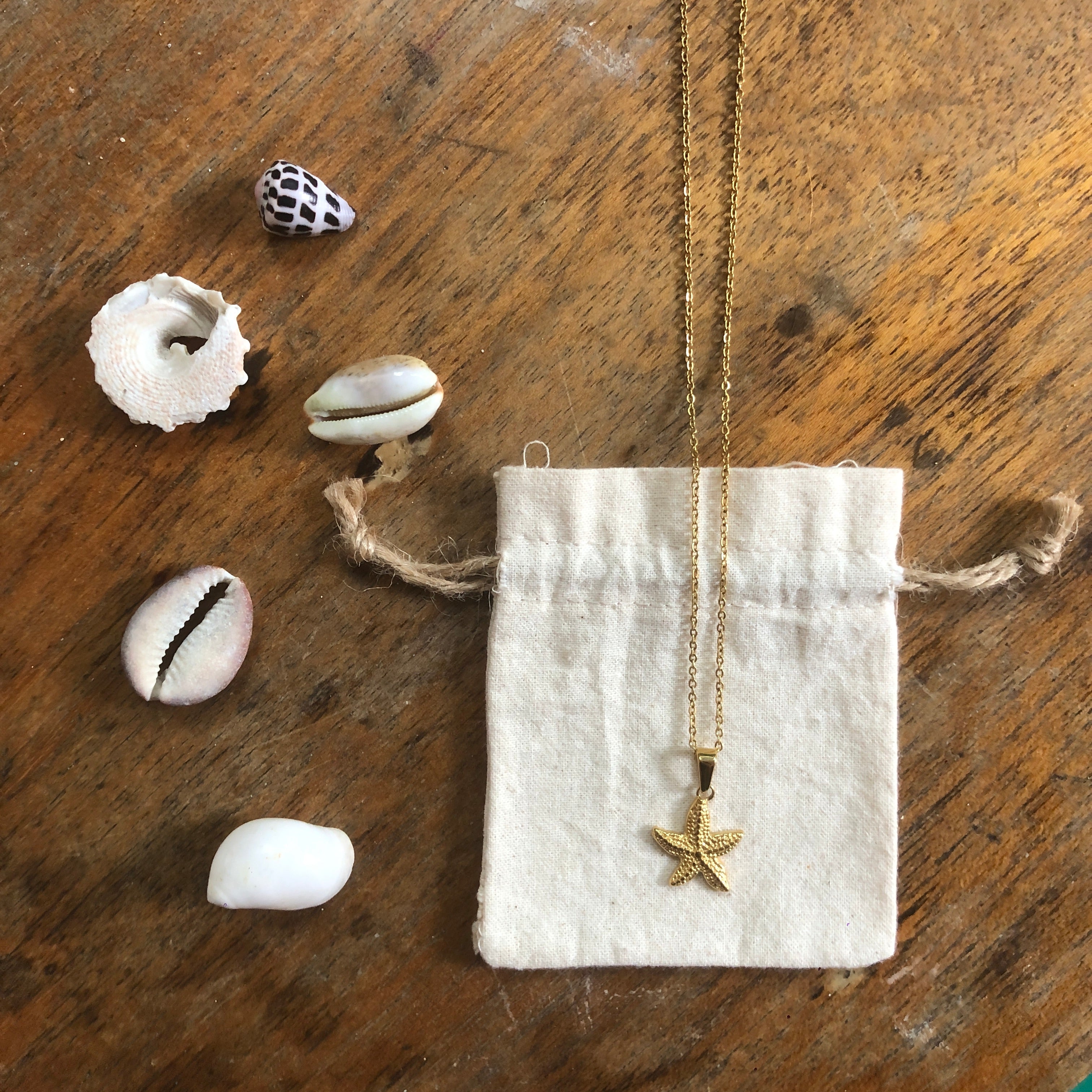 Starfish Charm Necklace